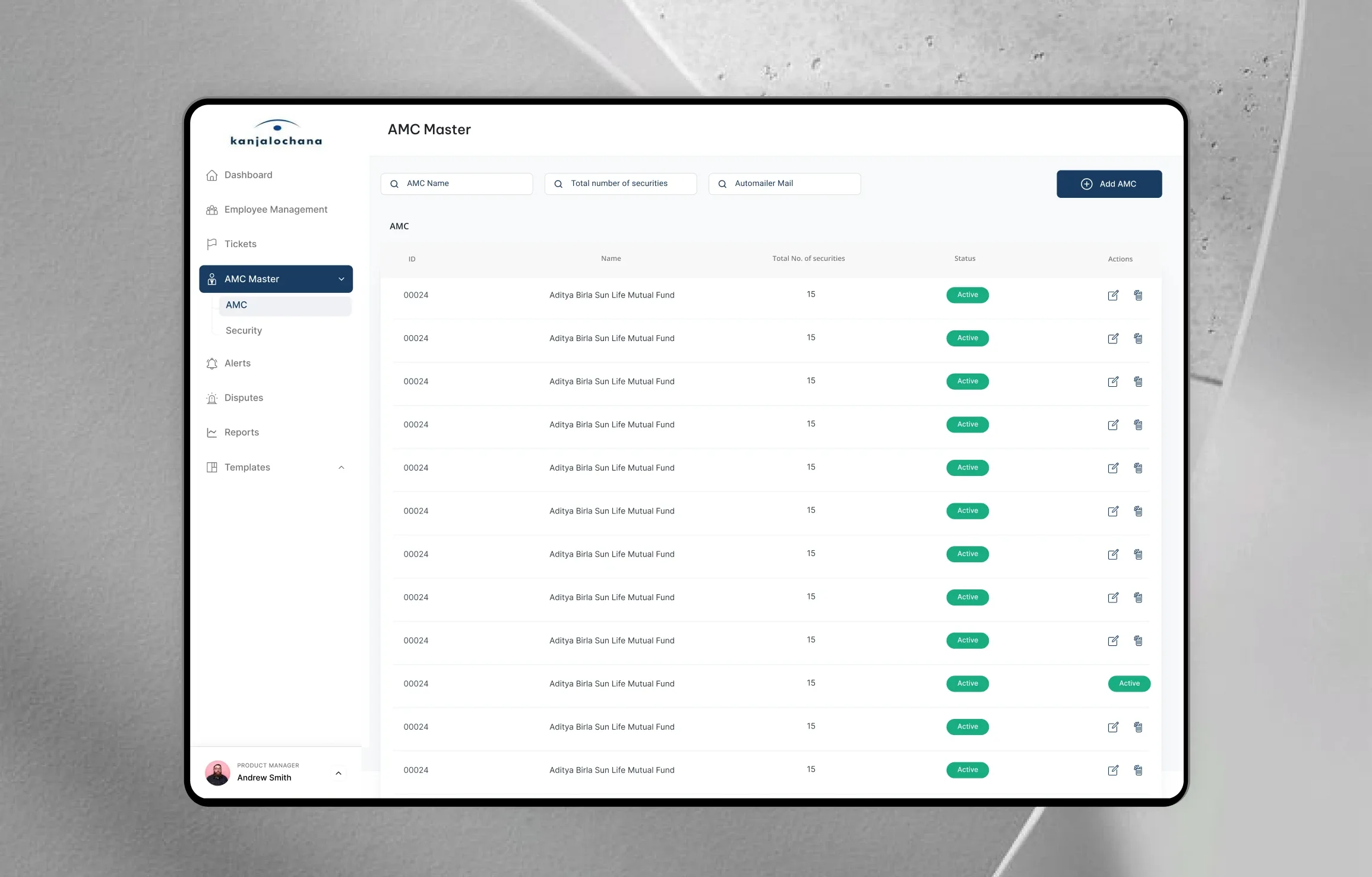 Trade Ledger & Operations Management Platform