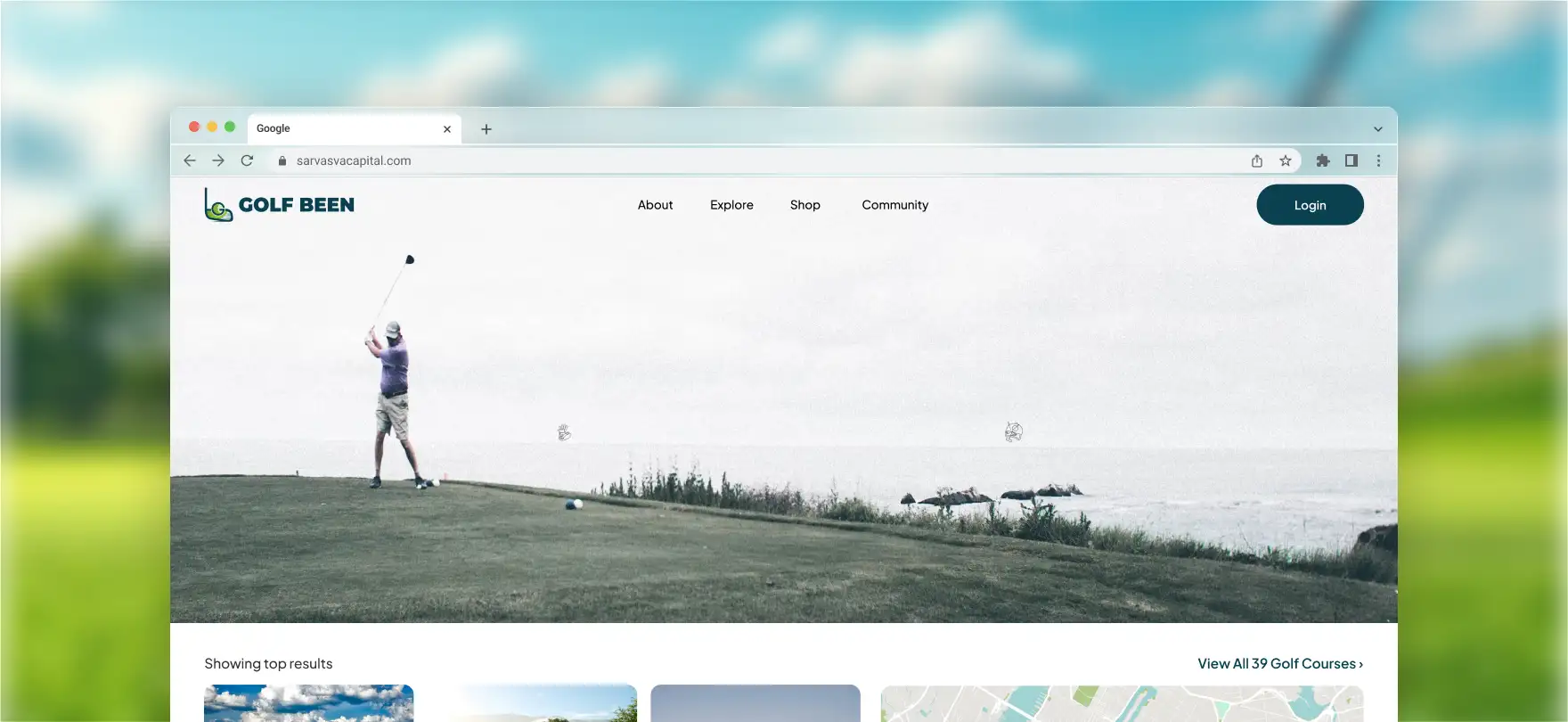 Golf Networking & Booking Platform